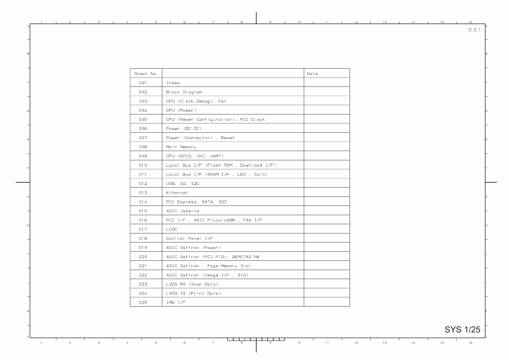 TOSHIBA e-STUDIO 2040c 2540c 3040c 3540c 4540c Circuit Diagram-1